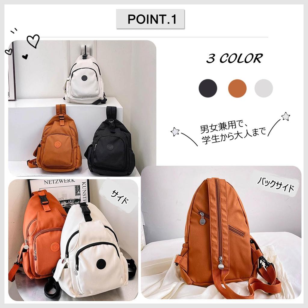 Mini Large School High School Commuting to White [FANDARE] Backpack, Women's Rucksack, Small, Lightweight, Capacity, 3WAY, Girls, Students, Backpack,