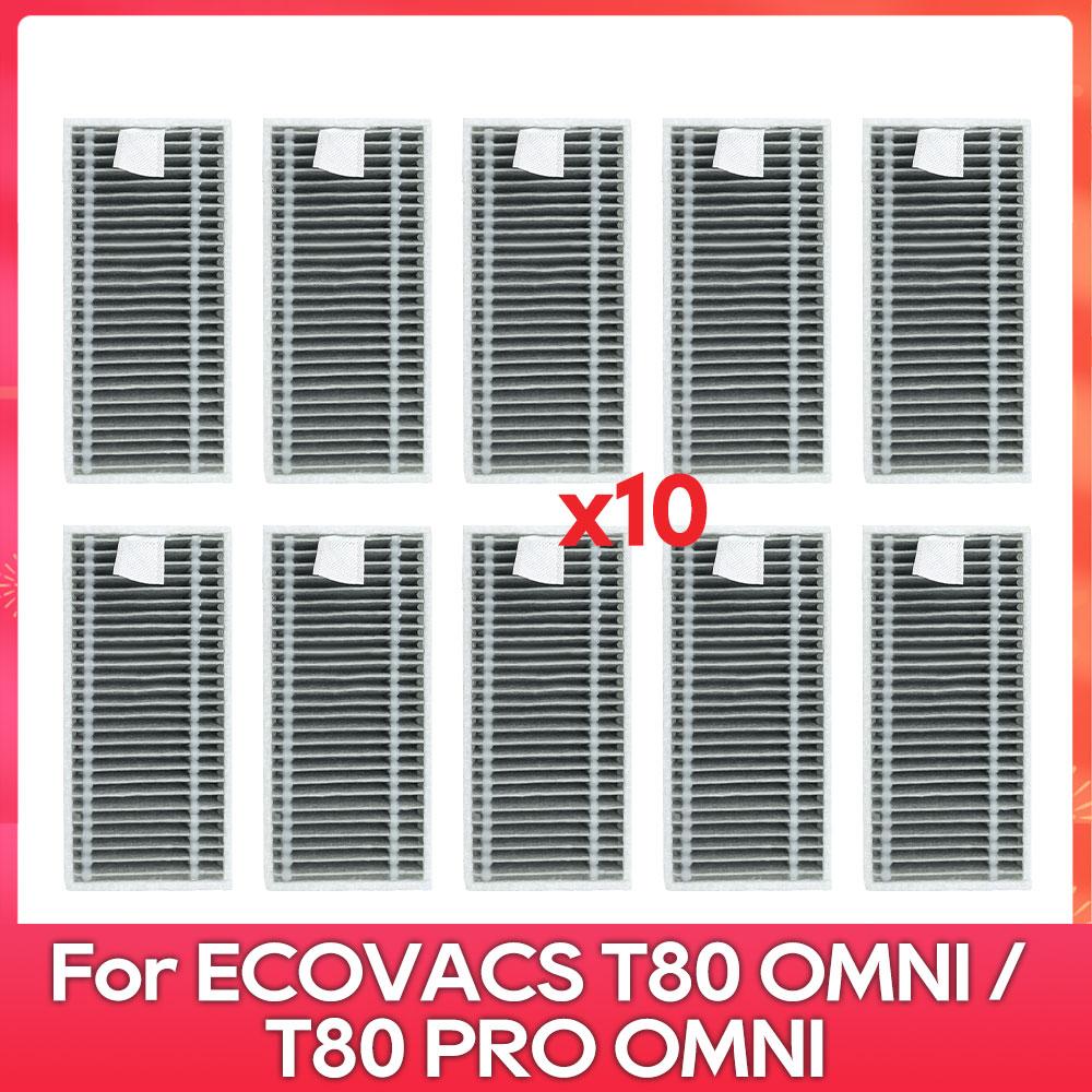 Fit For ( ECOVACS T80 PRO OMNI / T80 OMNI ) Vacuum Parts Main Roller Mop Cloth Side Brush Dust Bag HEPA Filter Accessories