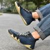 New Men's Mid-Top Octopus Martin Boots - Spring/Autumn Handmade Casual Outdoor Shoes