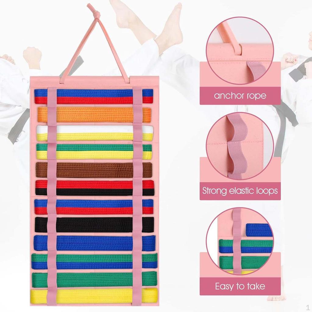 Supporto da parete Organizer per esposizione di cinture artistiche