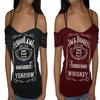 Sexy Summer Casual Loose Blouse For Women Off Shoulder Beach Tops With Letter Print And Lace Sleeves