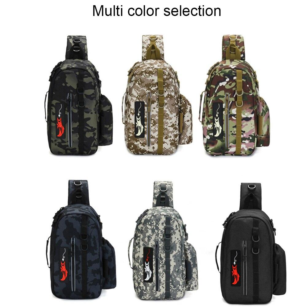 Sac Bandoulière De Pêche Imperméable – Grande Capacité – Tissu Oxford Léger – Pour Randonnée, Camping, Voyage Et Sports Extérieurs