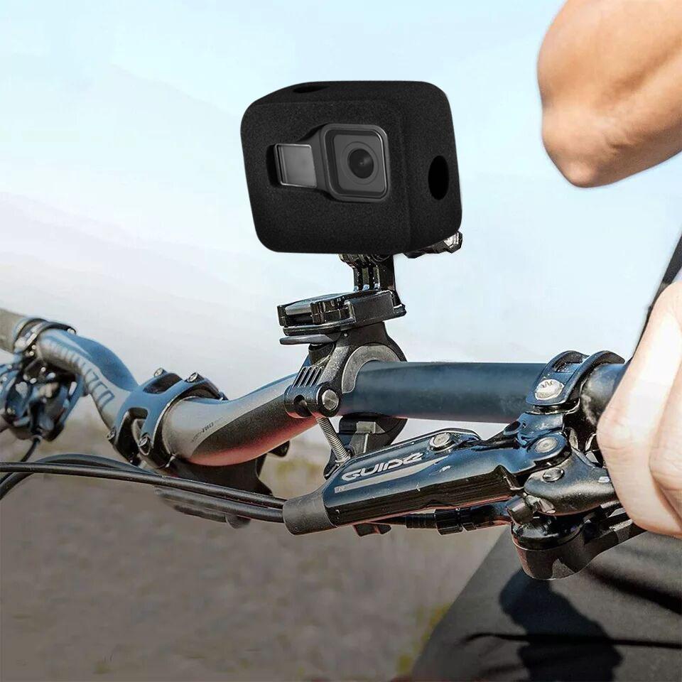 Windschutz für GoPro Hero 8 Black Windschutz Wind-Schaumabdeckung Windgeräuschreduzierung Winddichte Hülle für Go Pro 8 Kamera Zubehör