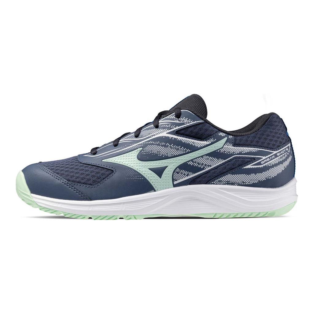 Mizuno BREAK SHOT 5 Jr.AC Low Top Tennis Shoes Unisex Blue Mizuno 61GA254037SHOT 5