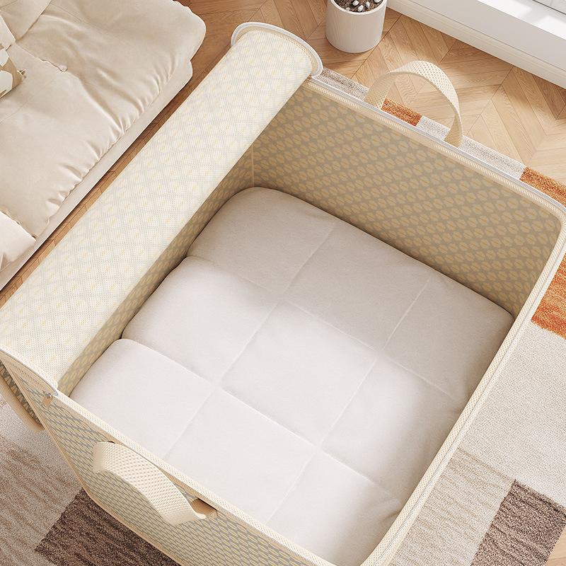 Extra Large Storage Bag - Multifunctional Bedding, Clothing, and Underwear Storage Bag with Zipper, Under Bed Storage Bag