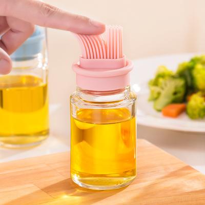 Pincel de silicone para óleo, ideal para confeitaria, cozinha e uso doméstico.