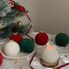 3D Drehkugel Silikon Kerzenform Winter Weihnachten Souvenirs DIY Streifen Aromatherapie Seife Harz Gips Basteln Herstellung Wohnkultur
