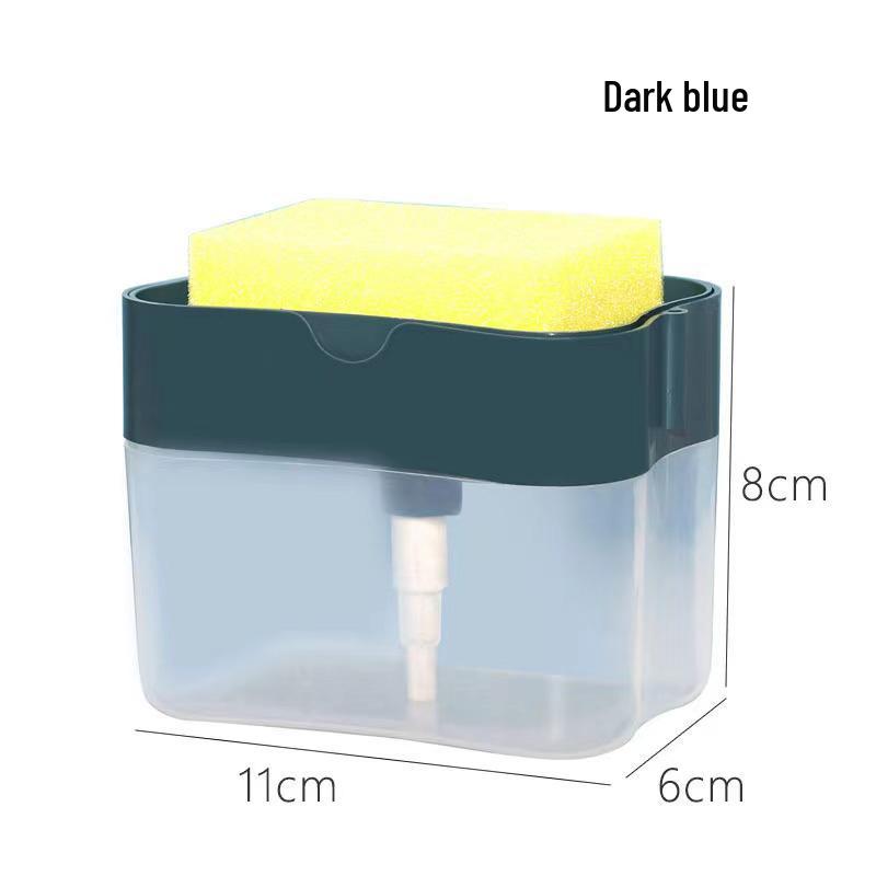 Cross-border Soap Dispenser and Cleaning Brush with Liquid Box and Sponge