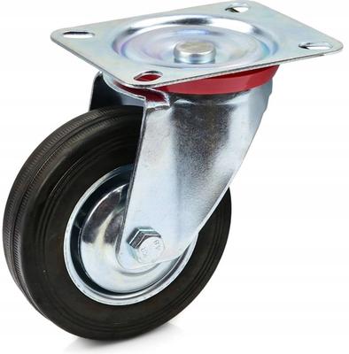 Geko Swivel Wheel 200 Mm Steel Rubber Swivel 230 Kg For Trolley G71517
