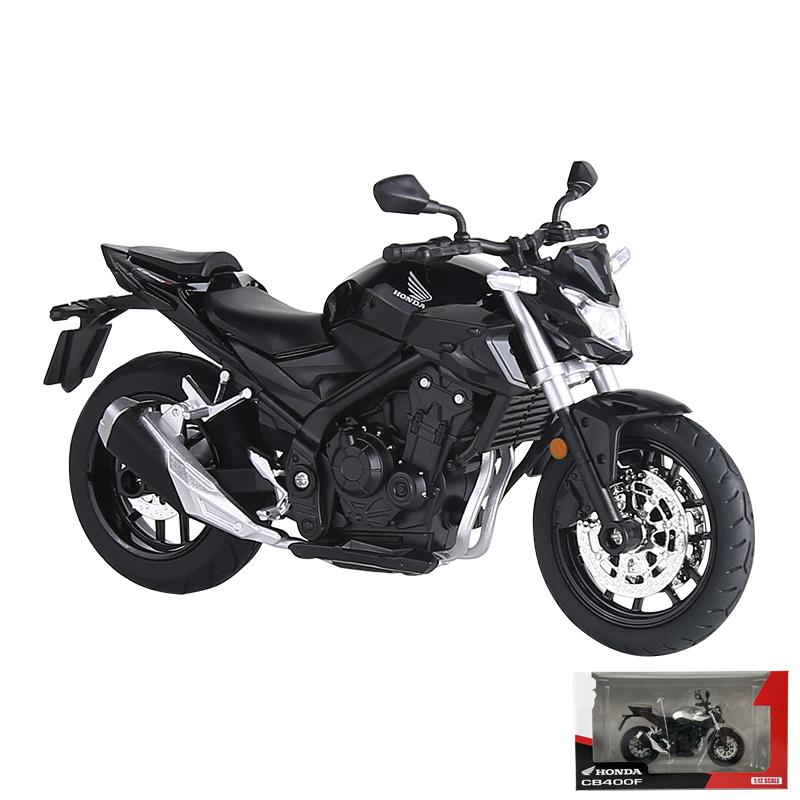 1:12 אופנועי הונדה CB400F דגם צעצוע סגסוגת יציקת לחץ דגמים סימולציה אוסף אופנועים קישוט צעצועים לבנים מתנות