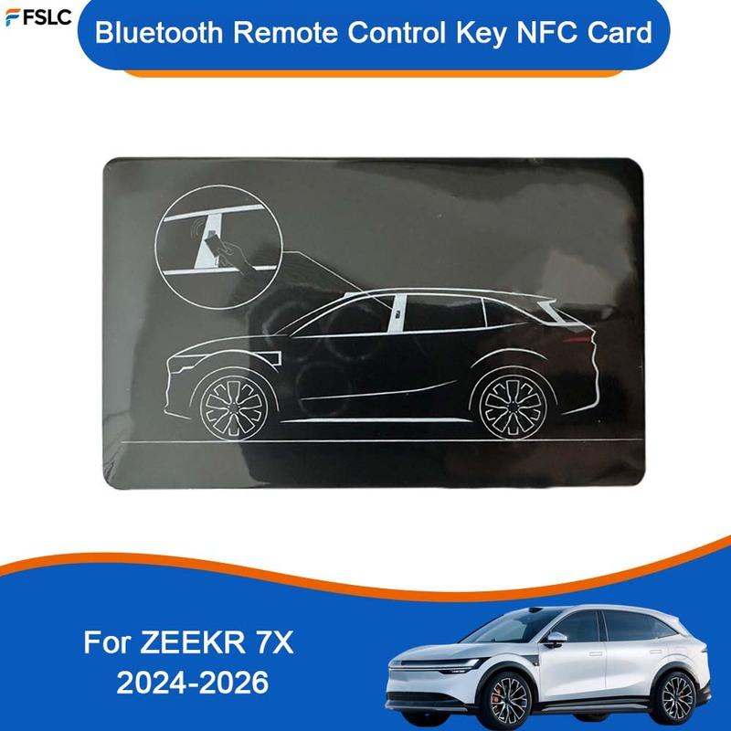Car Decoration For ZEEKR 7X 2024-2026 Bluetooth Remote Control Key NFC Automotive Intelligent Accessories Car Upgrade