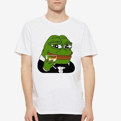 Pepe The Frog Funny Meme Men's and Women's T-Shirt Internet Culture Graphic Print Summer Soft Cotton Tees Gift for Meme Lovers