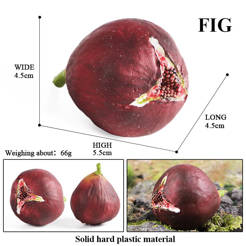 Oenux Pretend Play Toy Cute Fruits Vegetables Mushroom Model Cake Toppers Foods Jouet Family Fun Early Education For Kids Gift