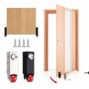 Smooth Rolling Door Stop Pulley Anti Sagging Furniture Wheels Kit Fixed Roller Sliding Door
