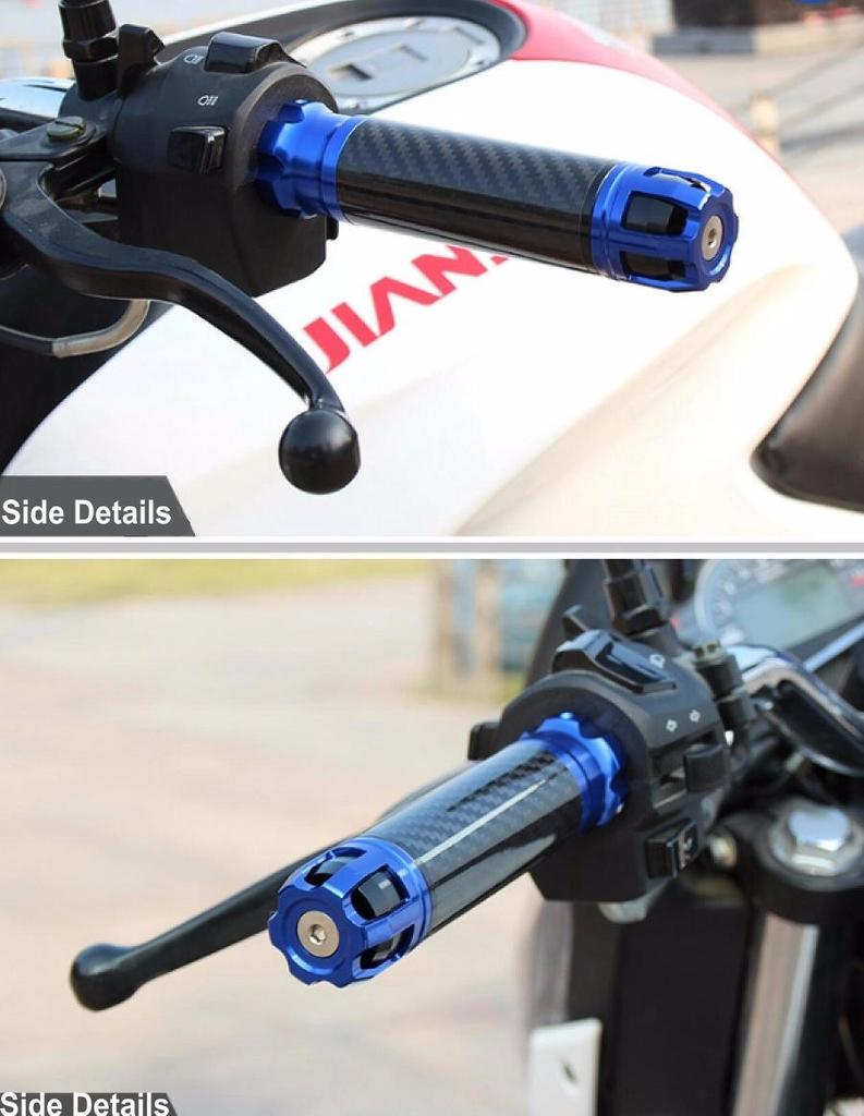 Handle Bar Grips Anti Slip For 22mm 7/8" Universal CNC Motorcycle Handlebar Grip