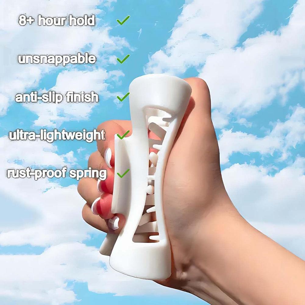 Silicone Hair Claw Clip Nonslip Elegant Hair Clip Flexible Trendy Hair Accessories for Thick Or Fine Hair