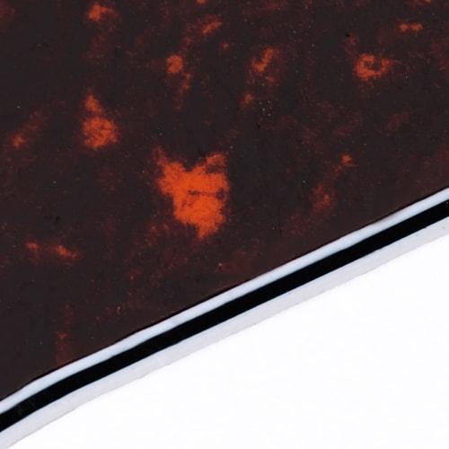 Musiclily Pro 9-Hole HH Mustang Pickguard for 2-Humbucker Squier Bullet Mustang Style Electric Guitars, Red Tortoise Shell (4 Picks)