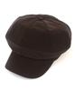 Yunibeosyeolkemiseuteuli Shiny Poly Brown Newsboy Cap Newsboy Cap
