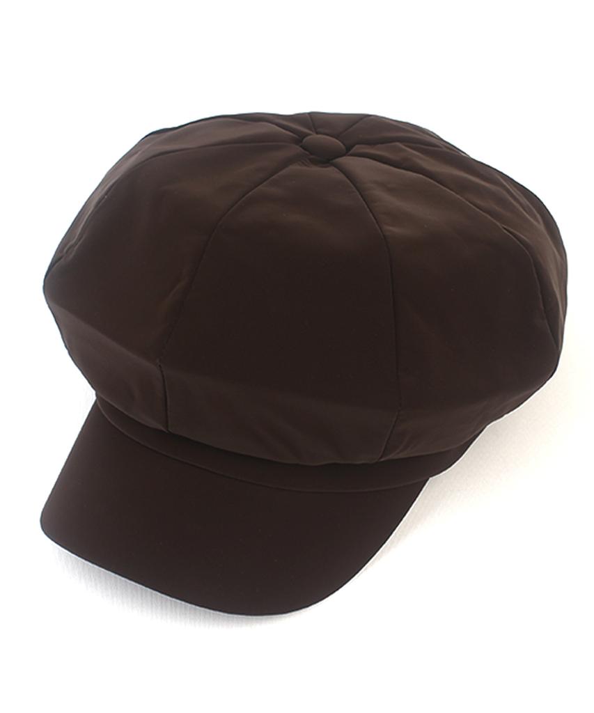 Yunibeosyeolkemiseuteuli Shiny Poly Brown Newsboy Cap Newsboy Cap