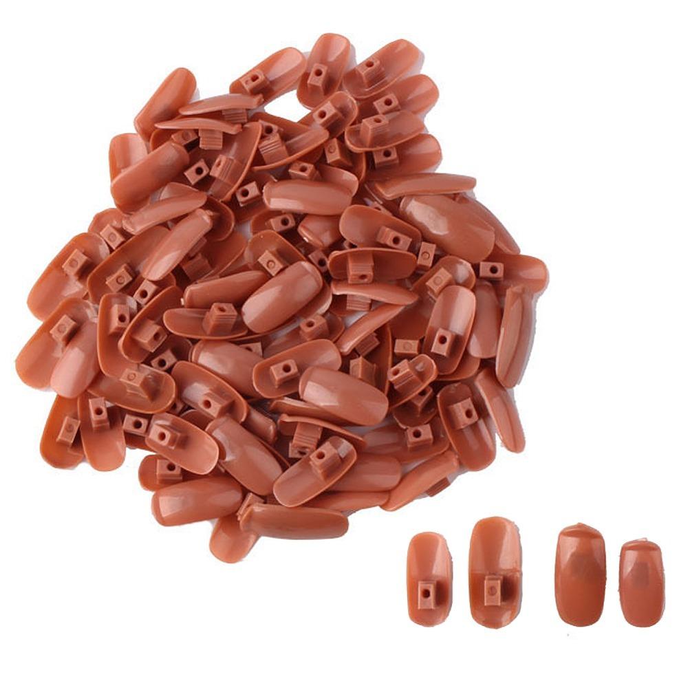 300pcs ABS Material Nail Practice Hand Acrylic Material False Nail Tips  DIY Nail Art