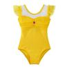 Ruffle Sleeve Ballet Leotard Girls Kids Gymnastics Bodysuit Ballerina Fairy Party Dancing Training Performance Dancewear