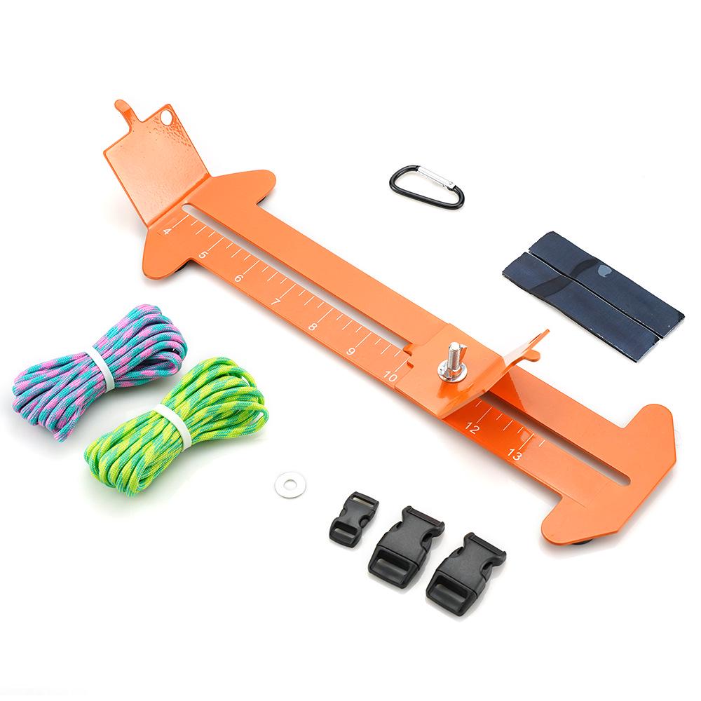 Telaio per intrecciare paracord in metallo - Strumento per la creazione di braccialetti fai-da-te