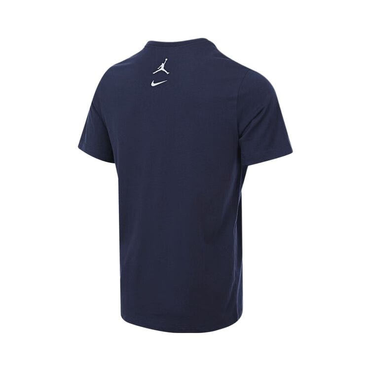 Jordan MVP T Shirts Men's Blue Crew Neck Moderate IB7525-410