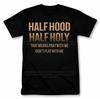 Halb Hood Halb Heiliger Grafik T-Shirt Vintage Tee