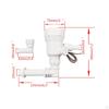 Compact Submersible Bilge Pump 800 GPH Detachable Elbow for Rvs