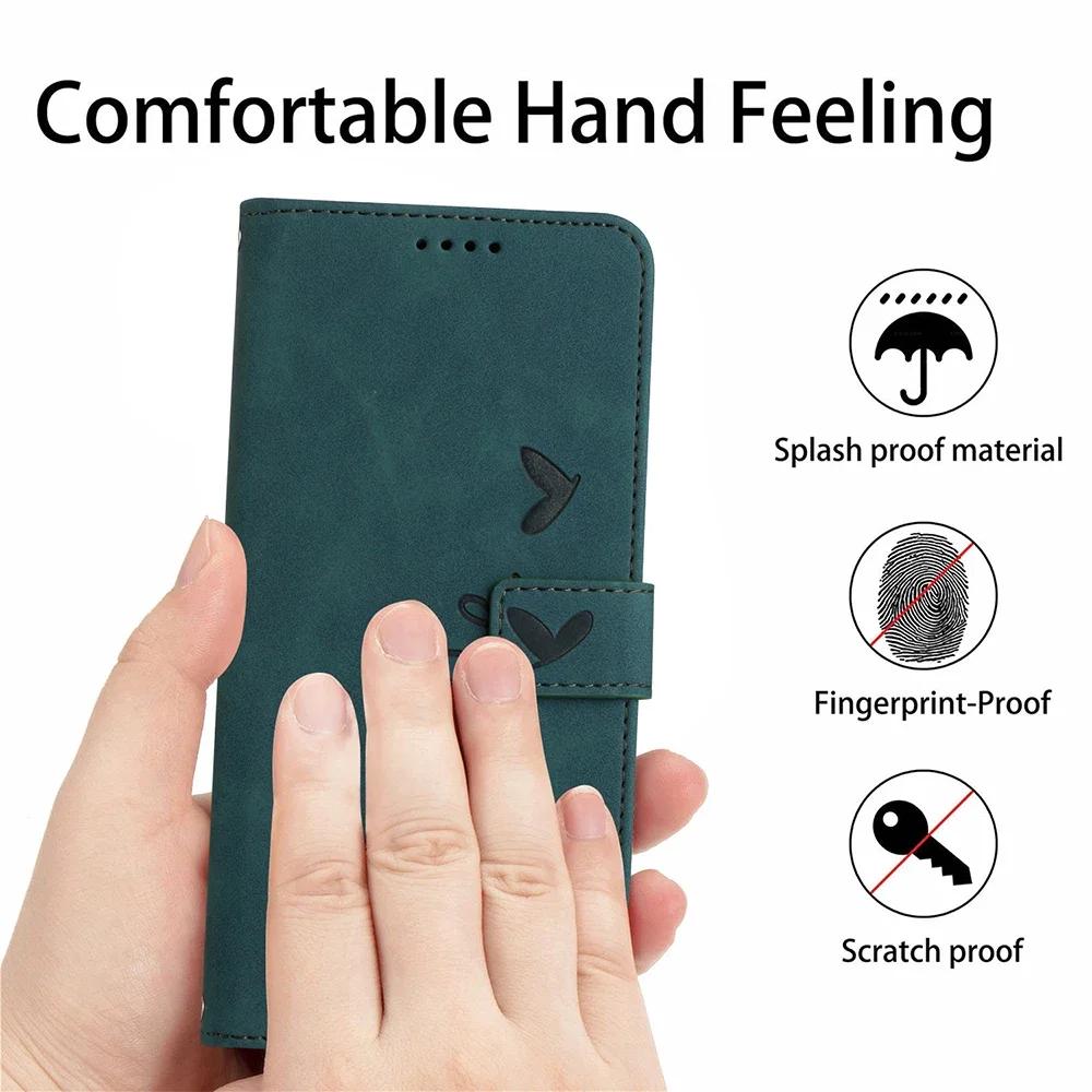 Leather Phone Case For Samsung Galaxy S24 Ultra S23 S22 S21 S20 FE A06 A16 A26 A36 A56 A15 A25 A35 A55 Stand Card Flip Wallet