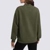 Women's Fashionable Solid Color Long Sleeved Zipper Jacket, Baseball Stand Up Collar Pocket Casual Jacket