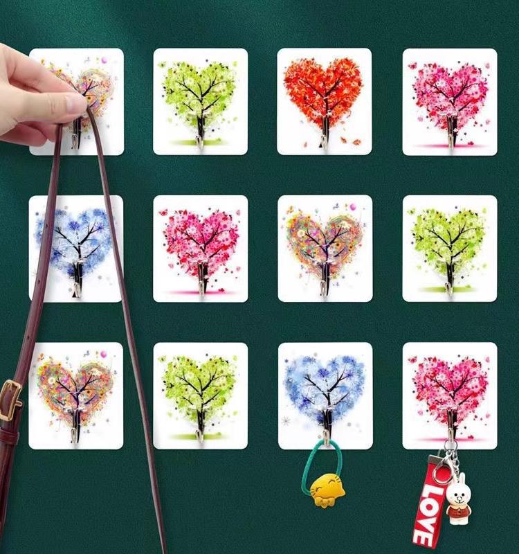 

Бесшовный самоклеящийся крючок для кухни и ванной комнаты Large pattern hook