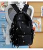Schoolbag1011 popular bow junior high school students large capacity schoolbag high school students versatile trend multi-layer backpack