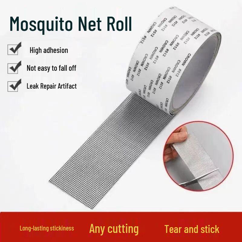 Self-Adhesive Mosquito-Proof Screen Repair Patch for Windows