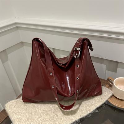 Spring and Summer Niche Fashion Versatile Big Bag Women's 2025 New Trendy Shoulder Underarm Bag Messenger Tote Big Bag