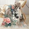 Horse Blanket Durable Comfort Great for Livingroom Couch Picnics for All Occasions Playful Design Suitable for Gifting Relatives and Friends