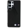 BMW Leather Oversized Stripes MagSafe Case for Samsung Galaxy S25 Ultra Black