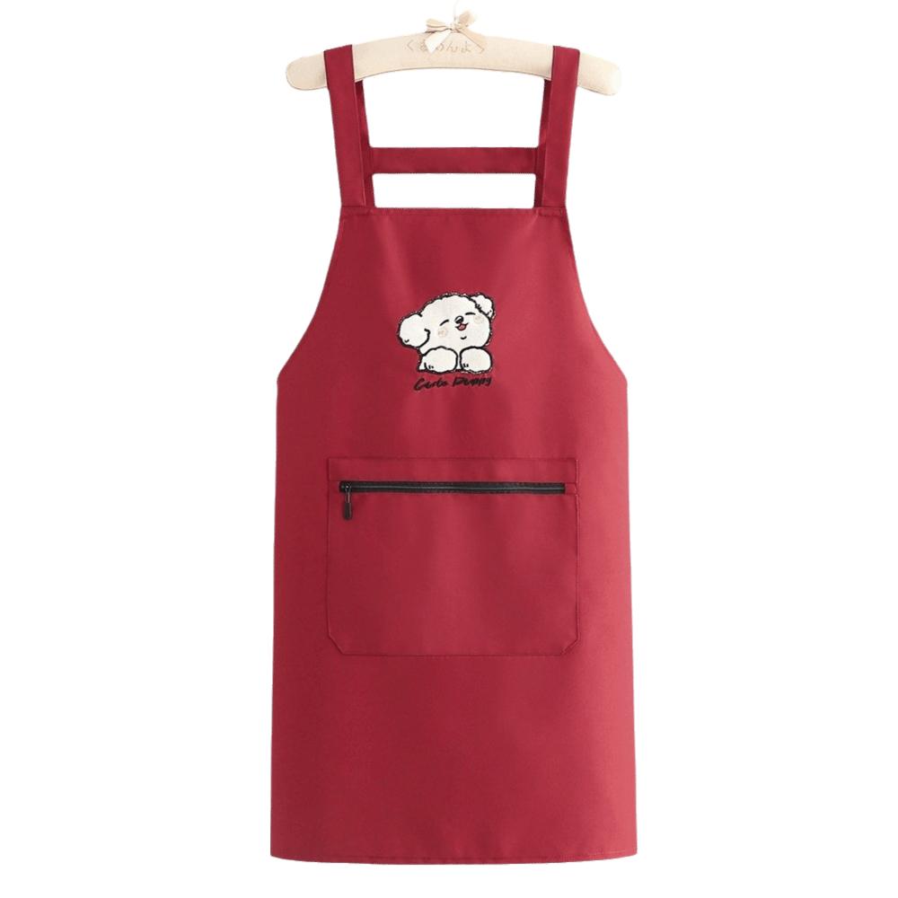 Anti-fouling Chef Apron Large Pockets Kitchen Cooking Smock Fashion Cooking Apron  for Kitchen