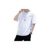 Li Ning Plain Logo Breathable Quick-Dry Round Neck Sports Short Sleeve T-Shirt And Shorts Set Men Tops White Black ATSS447-3+AKSS481-2