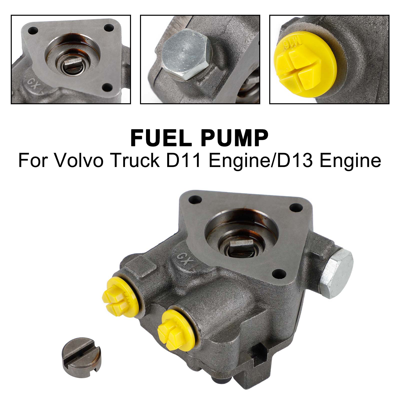 Artudatech Unisex Fuel Pump 20997341 Fit Volvo Vn Vnl Vhd Series D11 D13 D16 Engine 85103778
