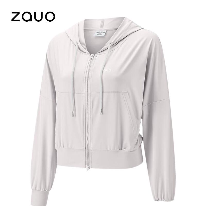 Zauo Women s Cool-Feel Sun Protection Casual Top S абрикосовый