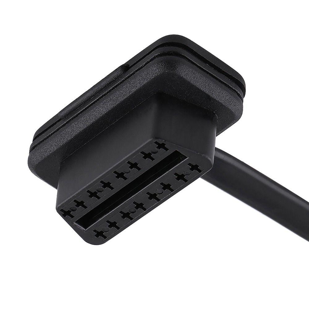 Flat Ribbon Male To Female Adapter OBD2 Extension Cable 16 Pin Extension for Car Tools Code Reader Extender Cord 16 Pin Adapter