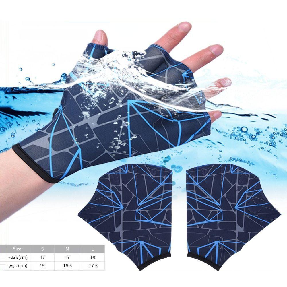 Training Swimming Pool Accessory Exercise Swimming Gloves Diving Gloves Webbed Gloves Hand Webbed