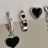 1 Set Damen Ohrringe Süß Cool Gothic Mehrere Stile Elegant Geschenk Legierung Liebesherzförmig Creolen Hänge Stecker Ohrringe Set für Verabredungen
