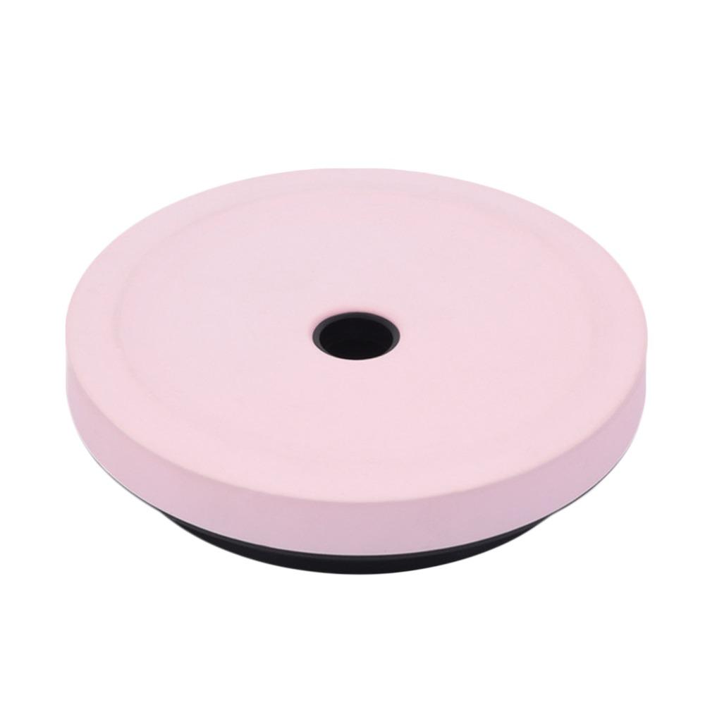 Stainless Steel Milk Tea Cup Lid With Straw Hole Bottle Cover Portable Straw Cup Accessories