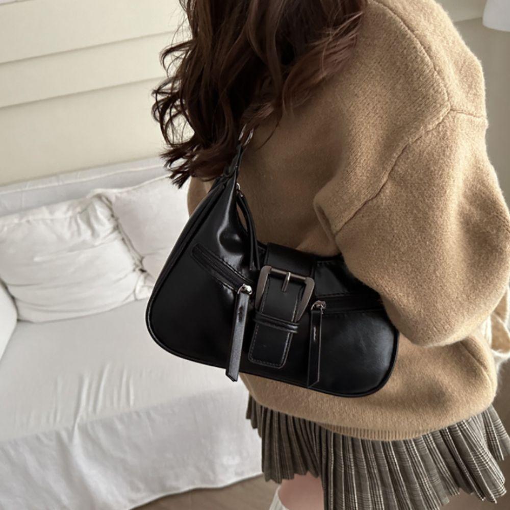 

Harajuku Y2k Shoulder Bags Y2K Spicy Girls Handbag Fashion Buckle Crossbody Bag Female серебряный