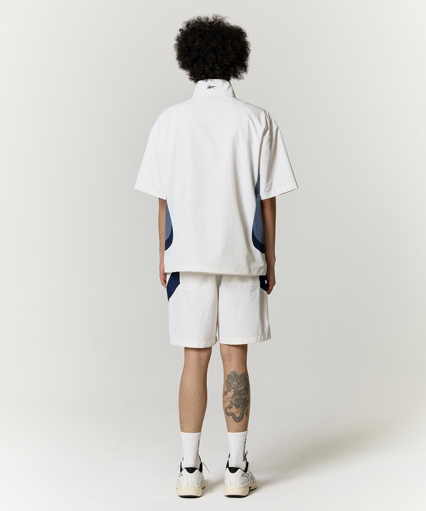 Reebok Ellipse Short Sleeve Anorak - White