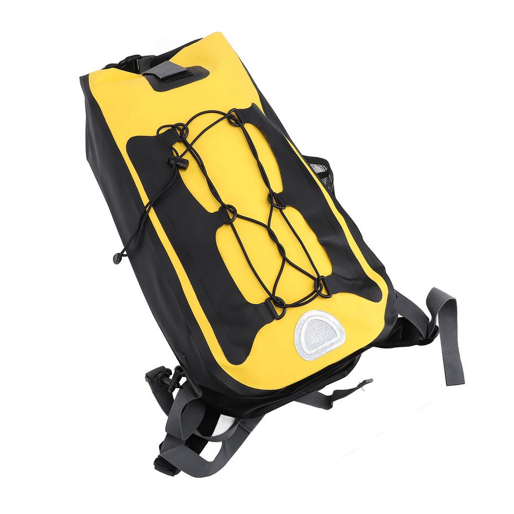 Water Proof Backpack Multifunctional 20L Large Capacity PVC Outdoor Sport Daypack for Travel Yellow