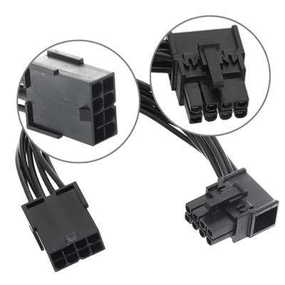 Graphics Card Elbow Cable PCIE 8pin Cable, Graphics Card Connection Left And Right Bends Chassis Cable
