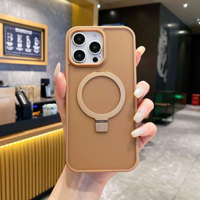 Suitable for Apple 16 Invisible Rotary Bracket IPhone15promax/14 Gaussian Magnetic Protective Case Against Falling